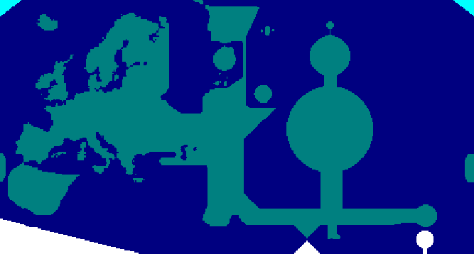 La Terra com la representen a ľM2. En M2 es diu Teremedó.